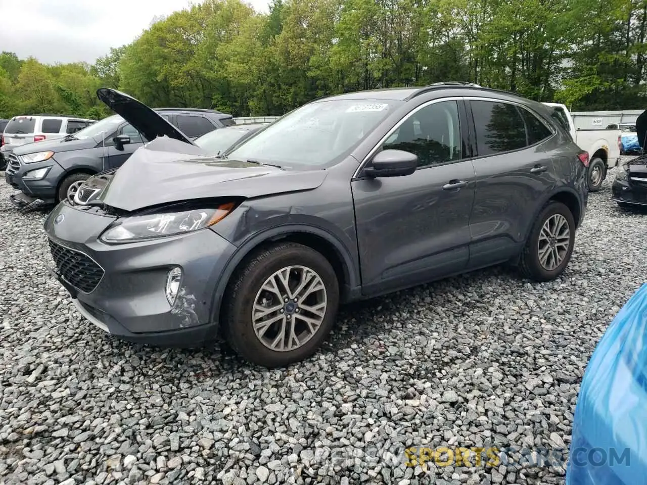 1 fotografías del automóvil dañado 1FMCU9H90MUA60766 FORD ESCAPE 2021
