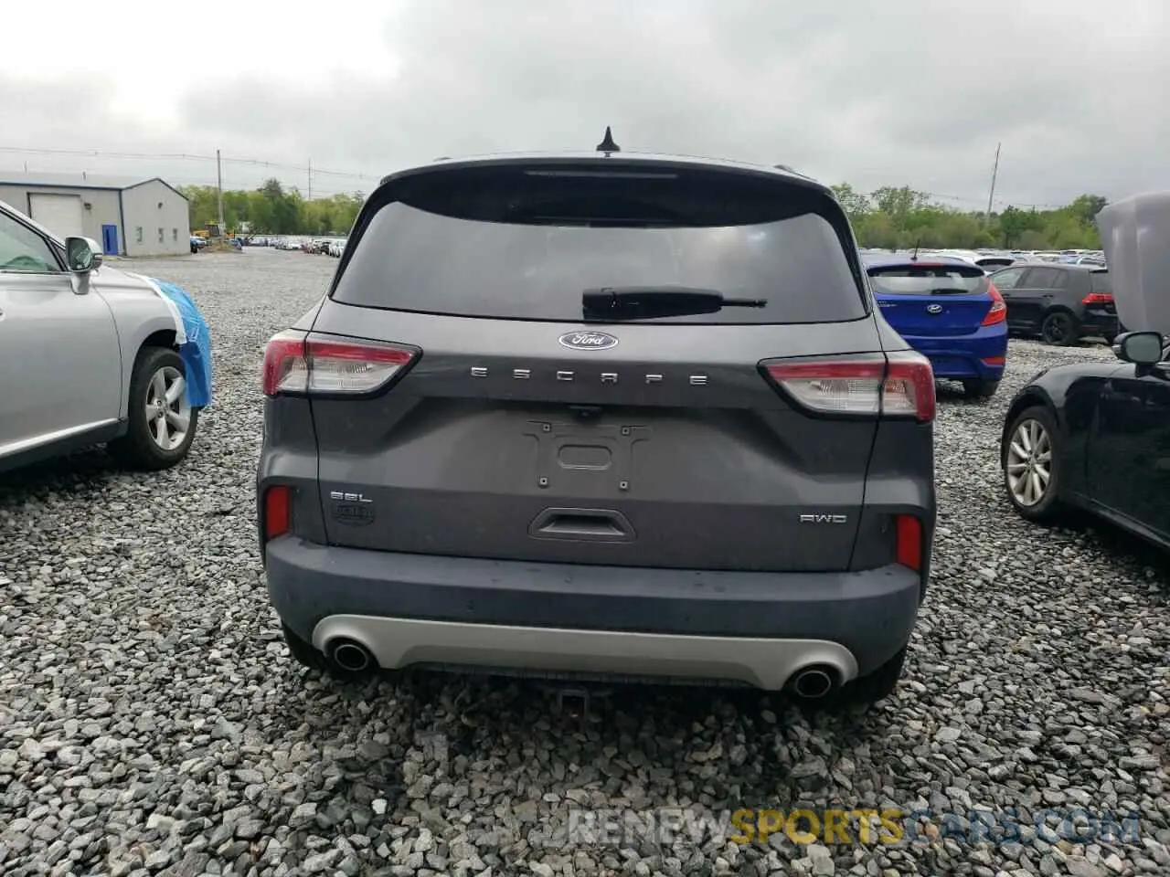 6 fotografías del automóvil dañado 1FMCU9H90MUA60766 FORD ESCAPE 2021