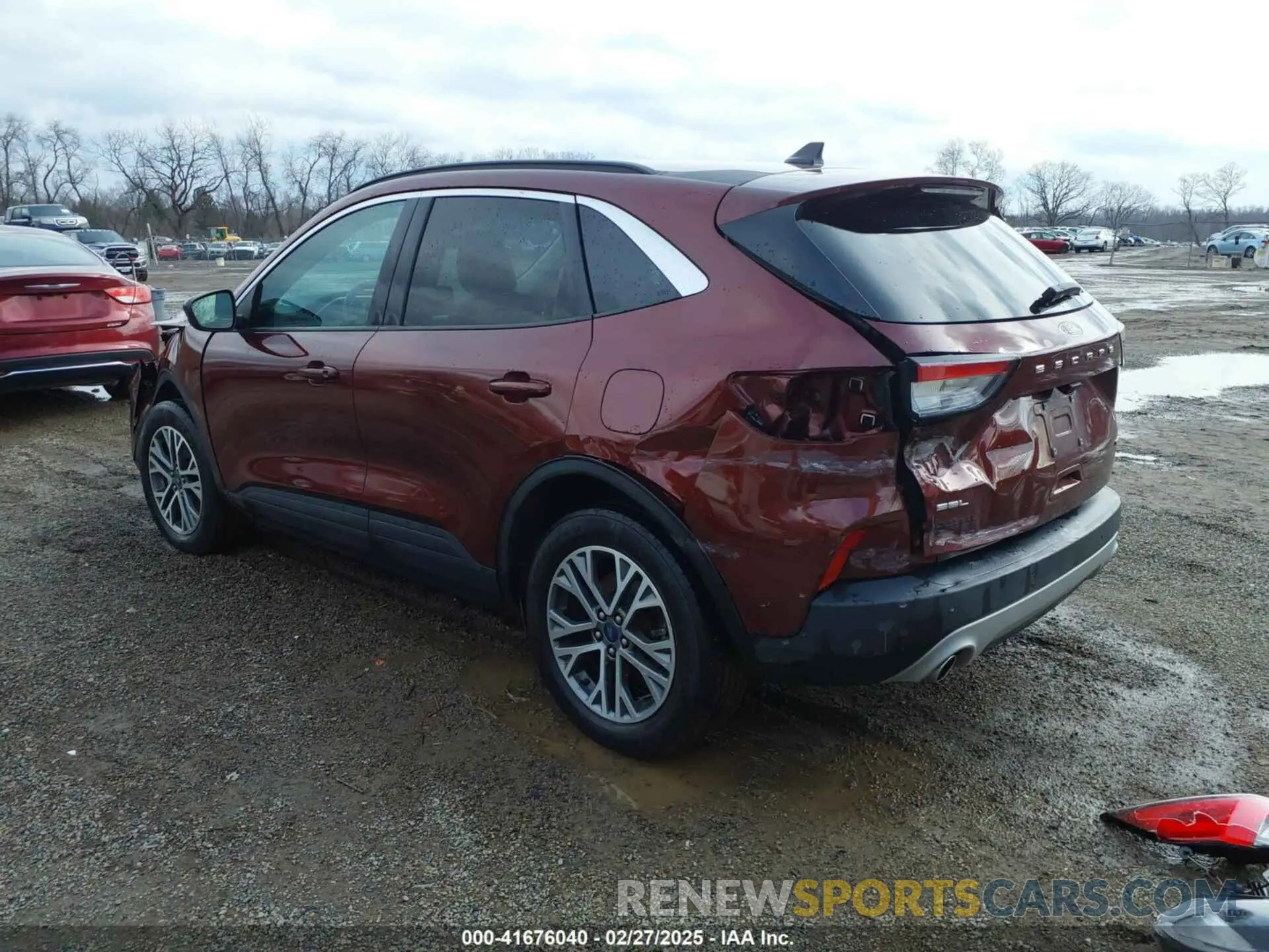 3 fotografías del automóvil dañado 1FMCU9H9XMUA17388 FORD ESCAPE 2021