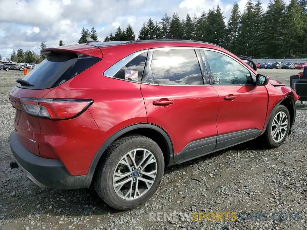 3 fotografías del automóvil dañado 1FMCU9H9XMUA36118 FORD ESCAPE 2021