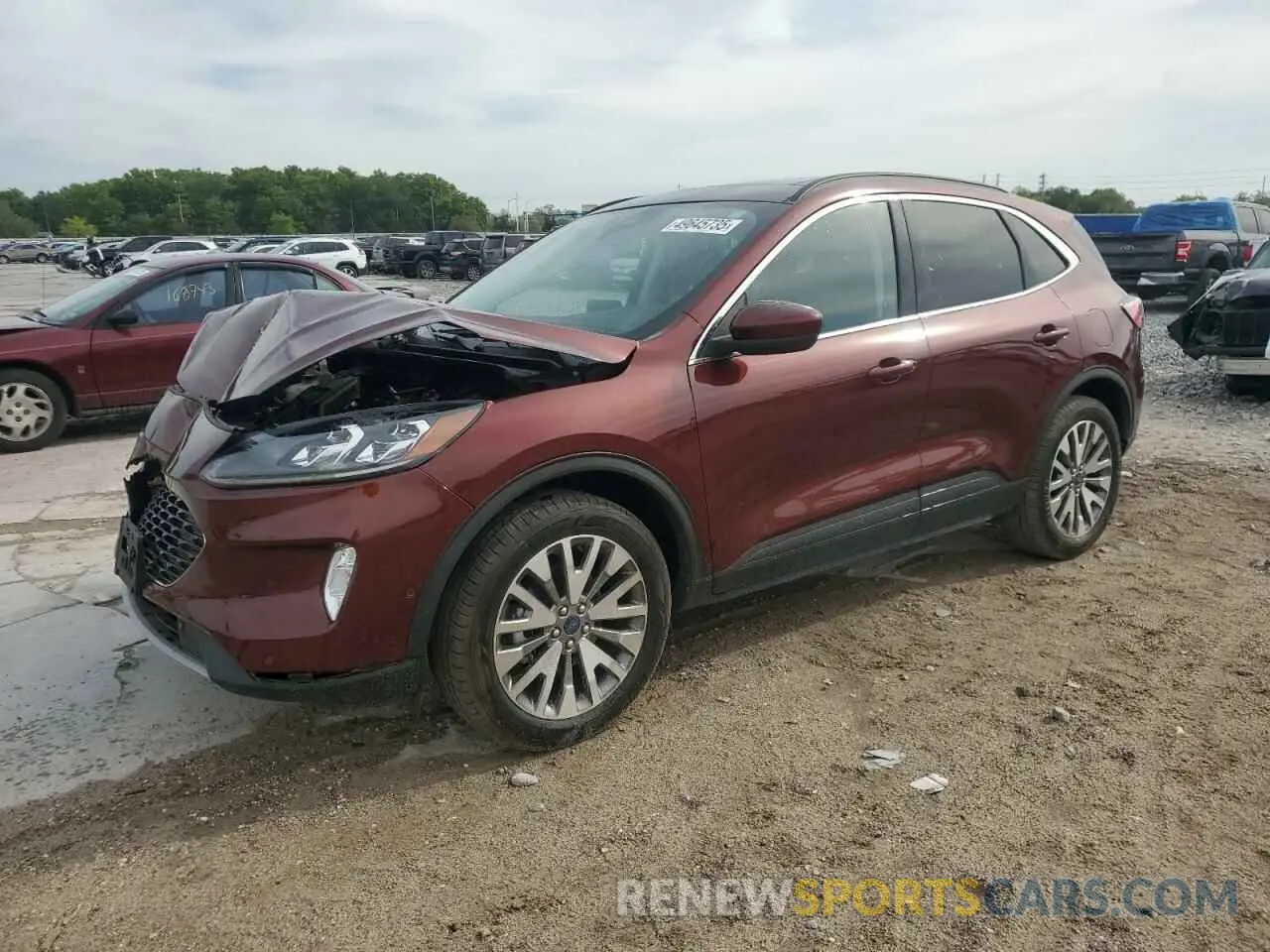 1 fotografías del automóvil dañado 1FMCU9J91MUA79093 FORD ESCAPE 2021