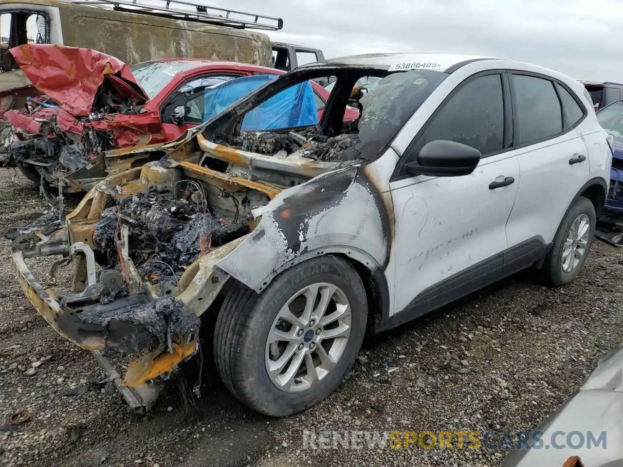 1 fotografías del automóvil dañado 1FMCU0F64NUA03167 FORD ESCAPE 2022