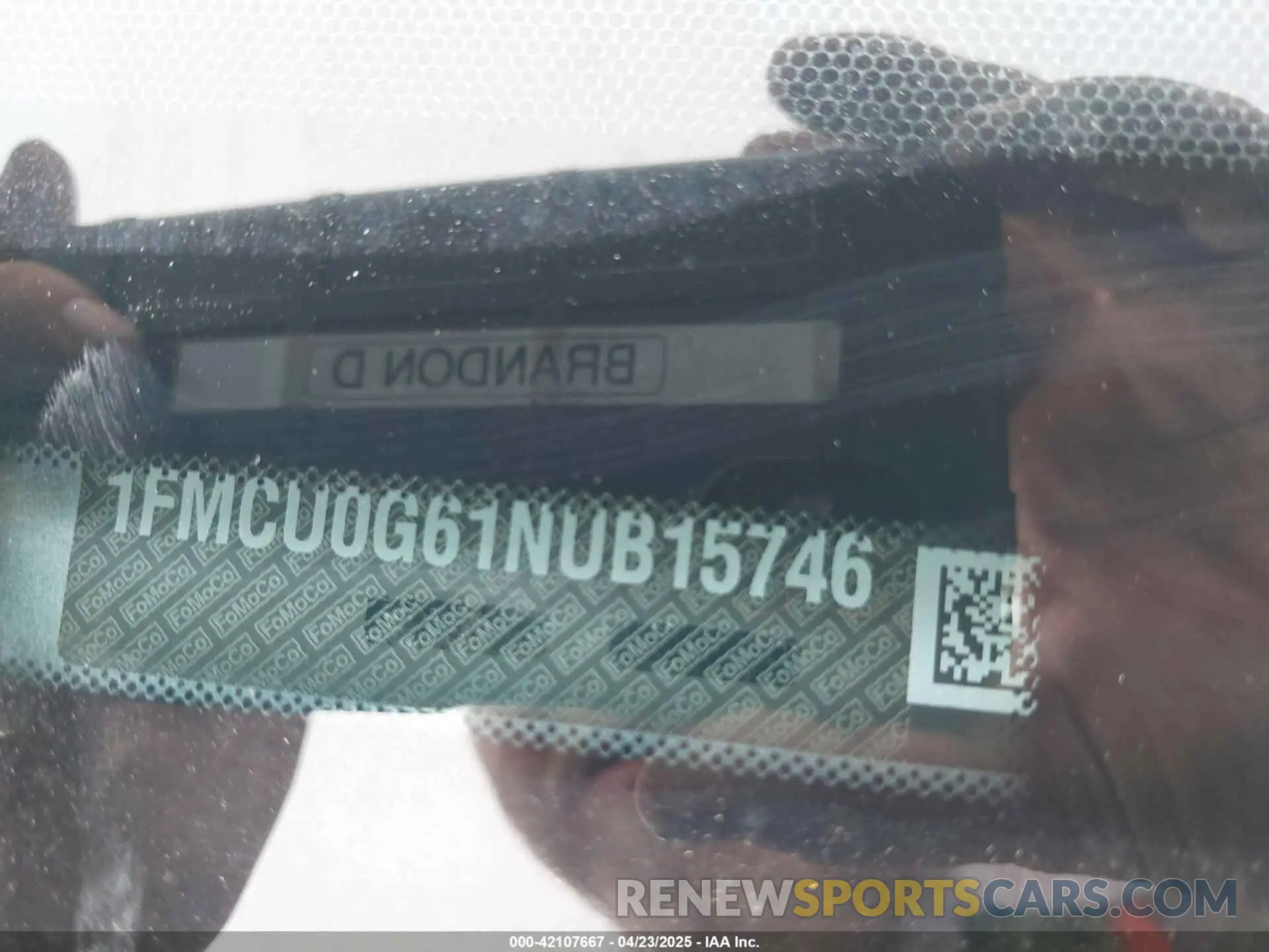 9 fotografías del automóvil dañado 1FMCU0G61NUB15746 FORD ESCAPE 2022