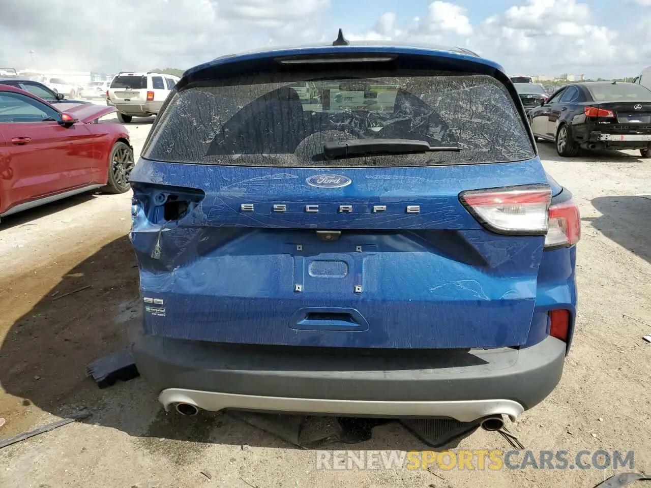 6 fotografías del automóvil dañado 1FMCU0G66NUA45905 FORD ESCAPE 2022