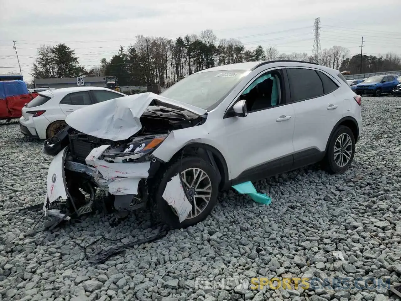 1 fotografías del automóvil dañado 1FMCU0H67NUA53896 FORD ESCAPE 2022