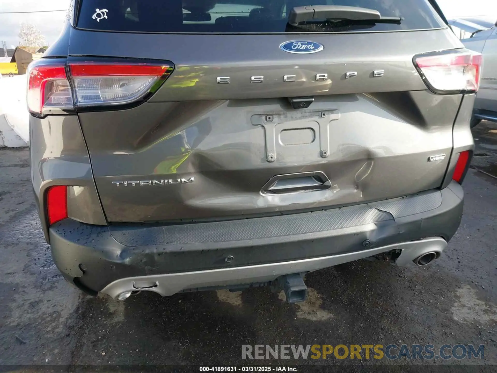 6 fotografías del automóvil dañado 1FMCU0LZ9NUA91244 FORD ESCAPE 2022