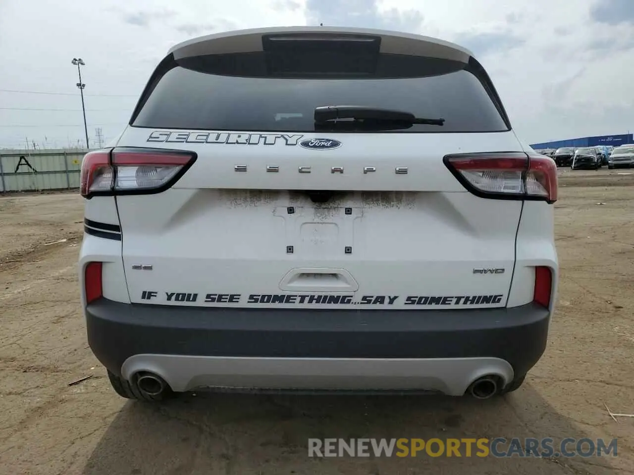 6 fotografías del automóvil dañado 1FMCU9G60NUB69043 FORD ESCAPE 2022