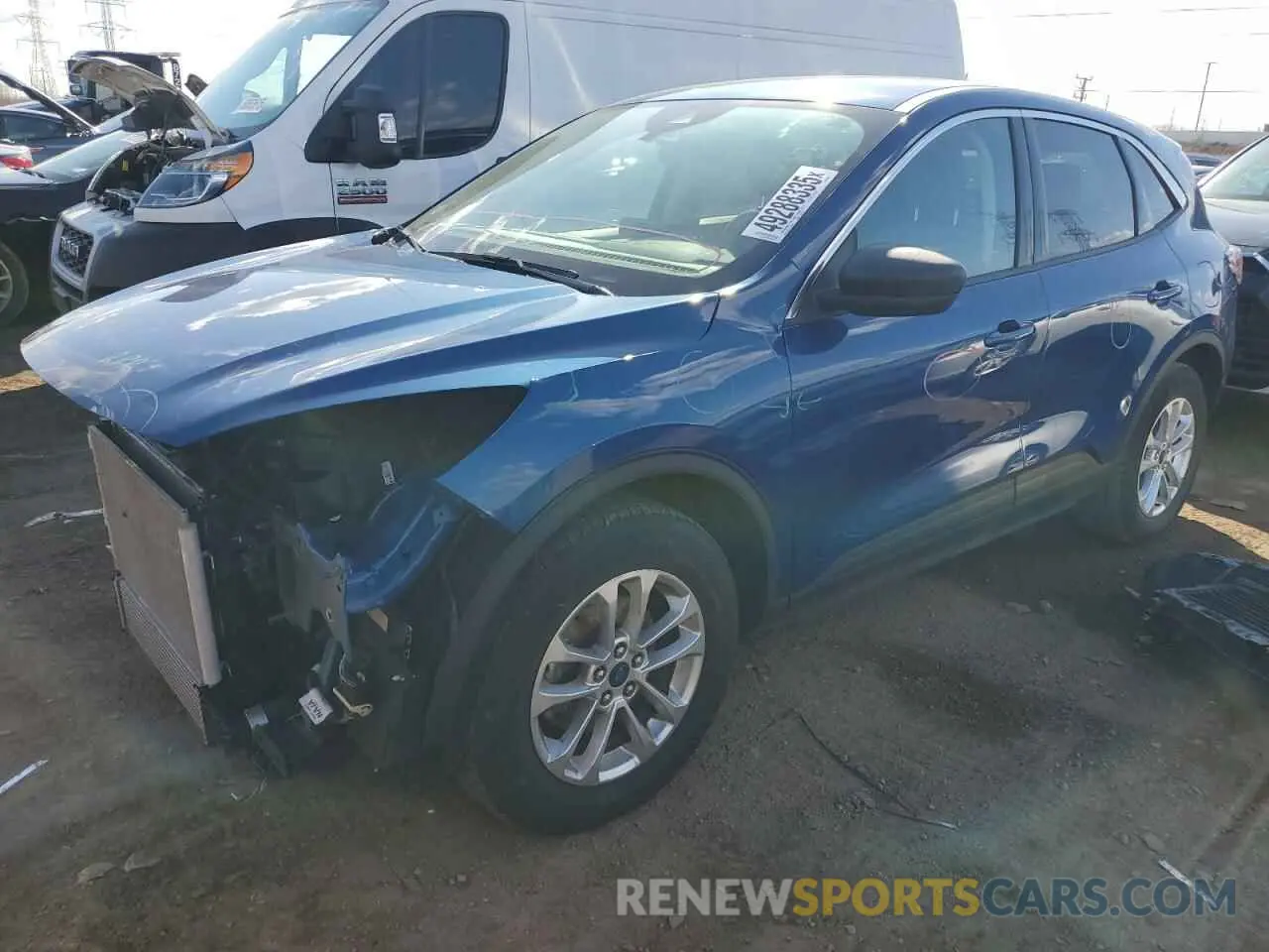 1 fotografías del automóvil dañado 1FMCU9G61NUB22605 FORD ESCAPE 2022