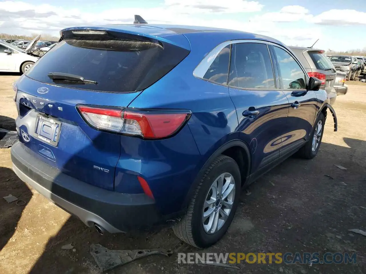 3 fotografías del automóvil dañado 1FMCU9G61NUB22605 FORD ESCAPE 2022