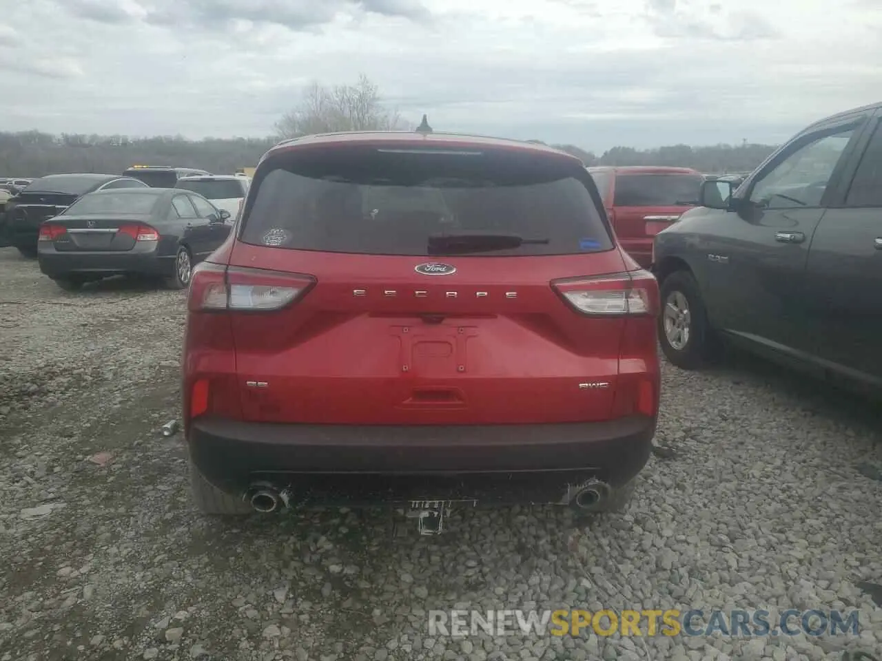 6 fotografías del automóvil dañado 1FMCU9G65NUA43311 FORD ESCAPE 2022