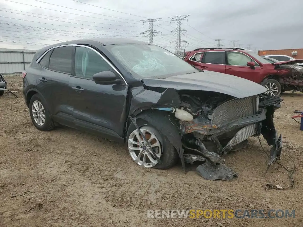 4 fotografías del automóvil dañado 1FMCU9G67NUA17776 FORD ESCAPE 2022