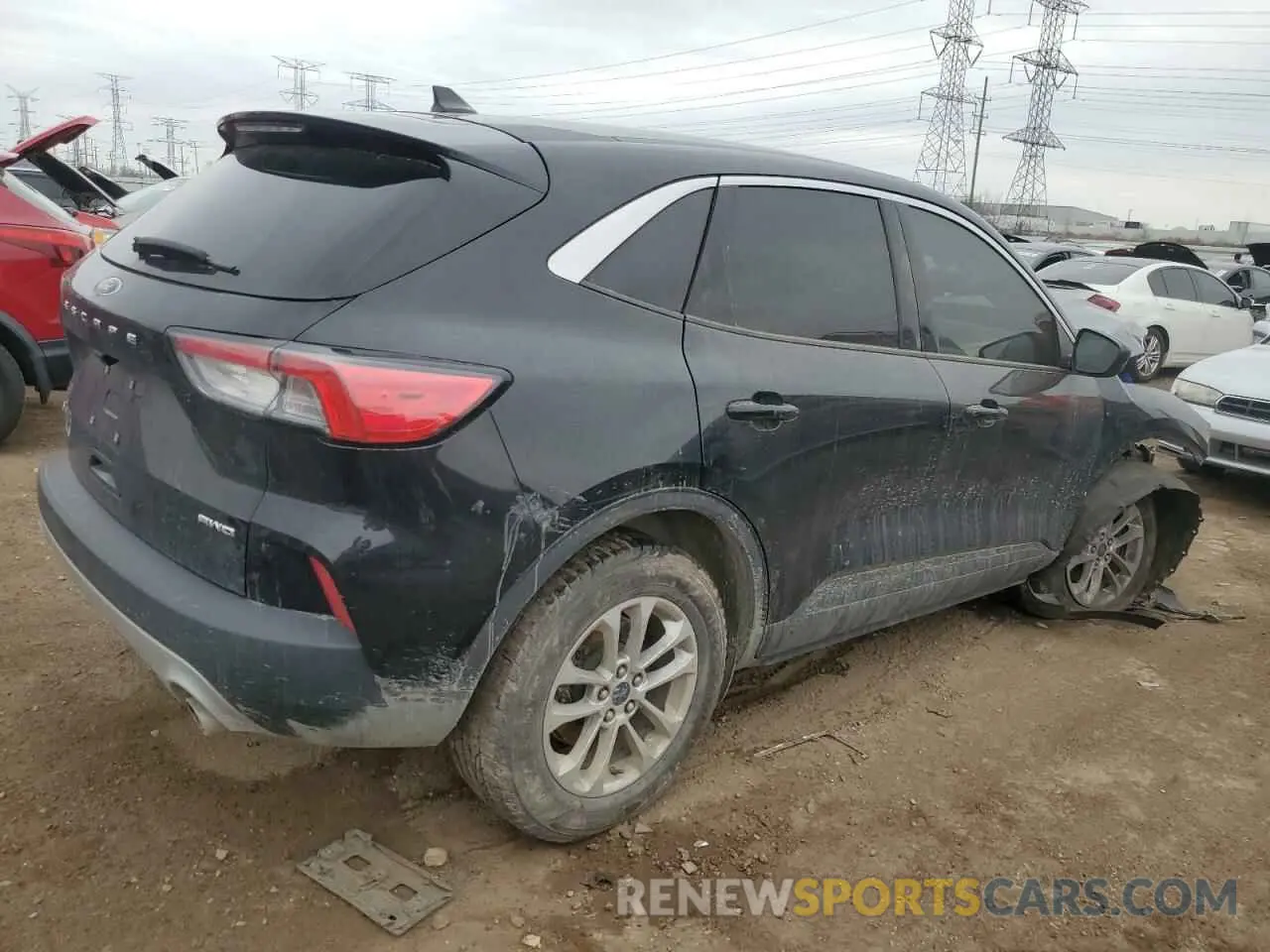 3 fotografías del automóvil dañado 1FMCU9G6XNUB10825 FORD ESCAPE 2022