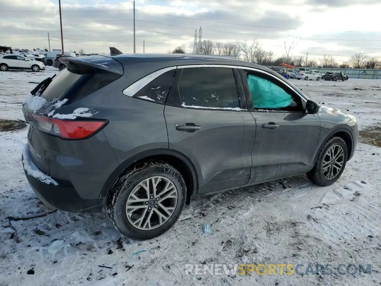 3 fotografías del automóvil dañado 1FMCU9H68NUA10401 FORD ESCAPE 2022