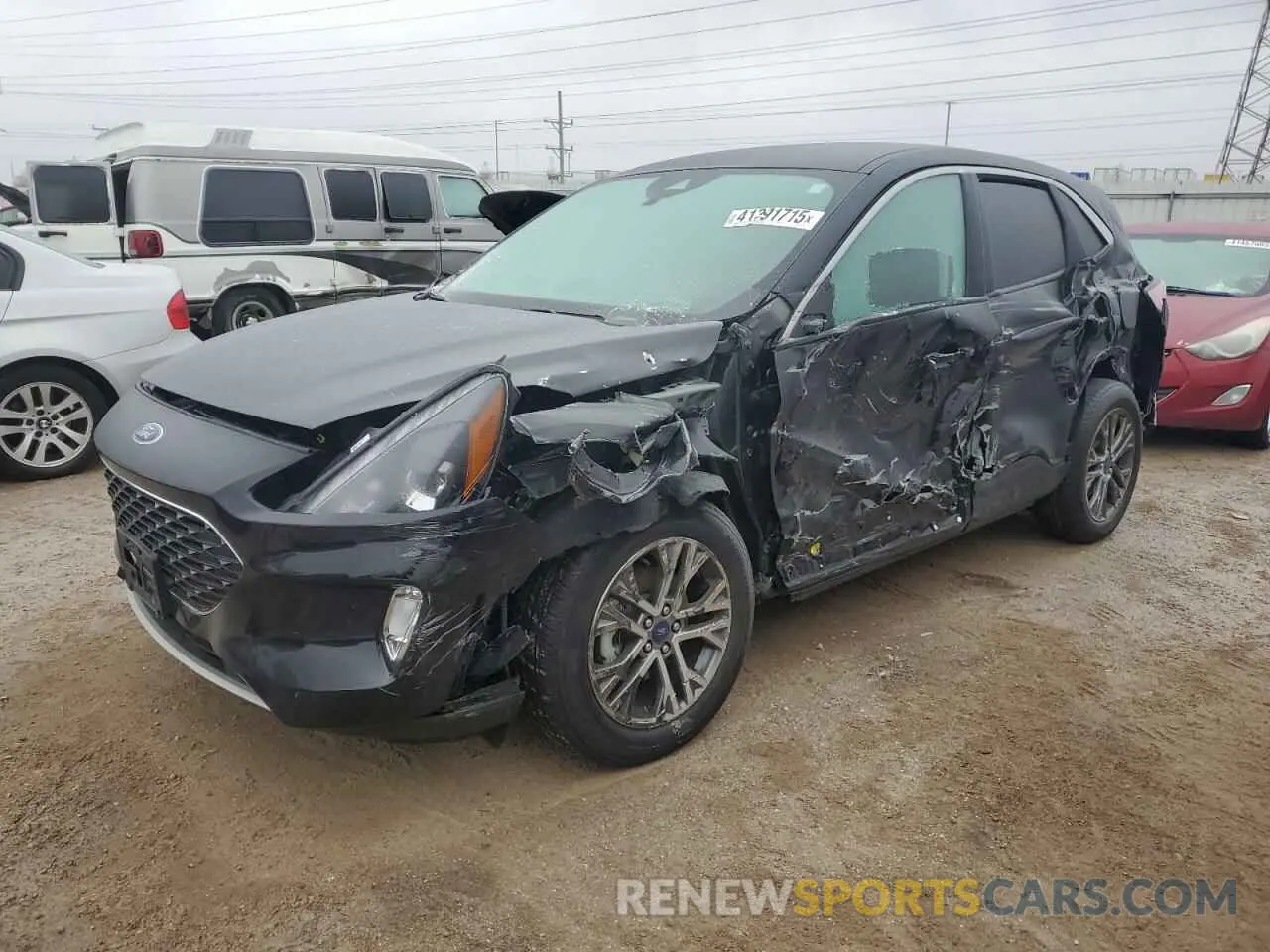 1 fotografías del automóvil dañado 1FMCU9H90NUA75544 FORD ESCAPE 2022