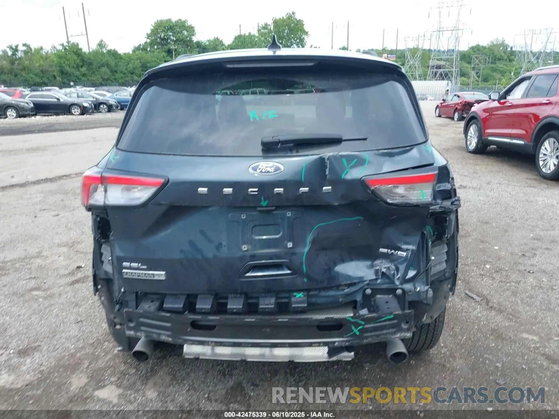 17 fotografías del automóvil dañado 1FMCU9H92NUB97841 FORD ESCAPE 2022