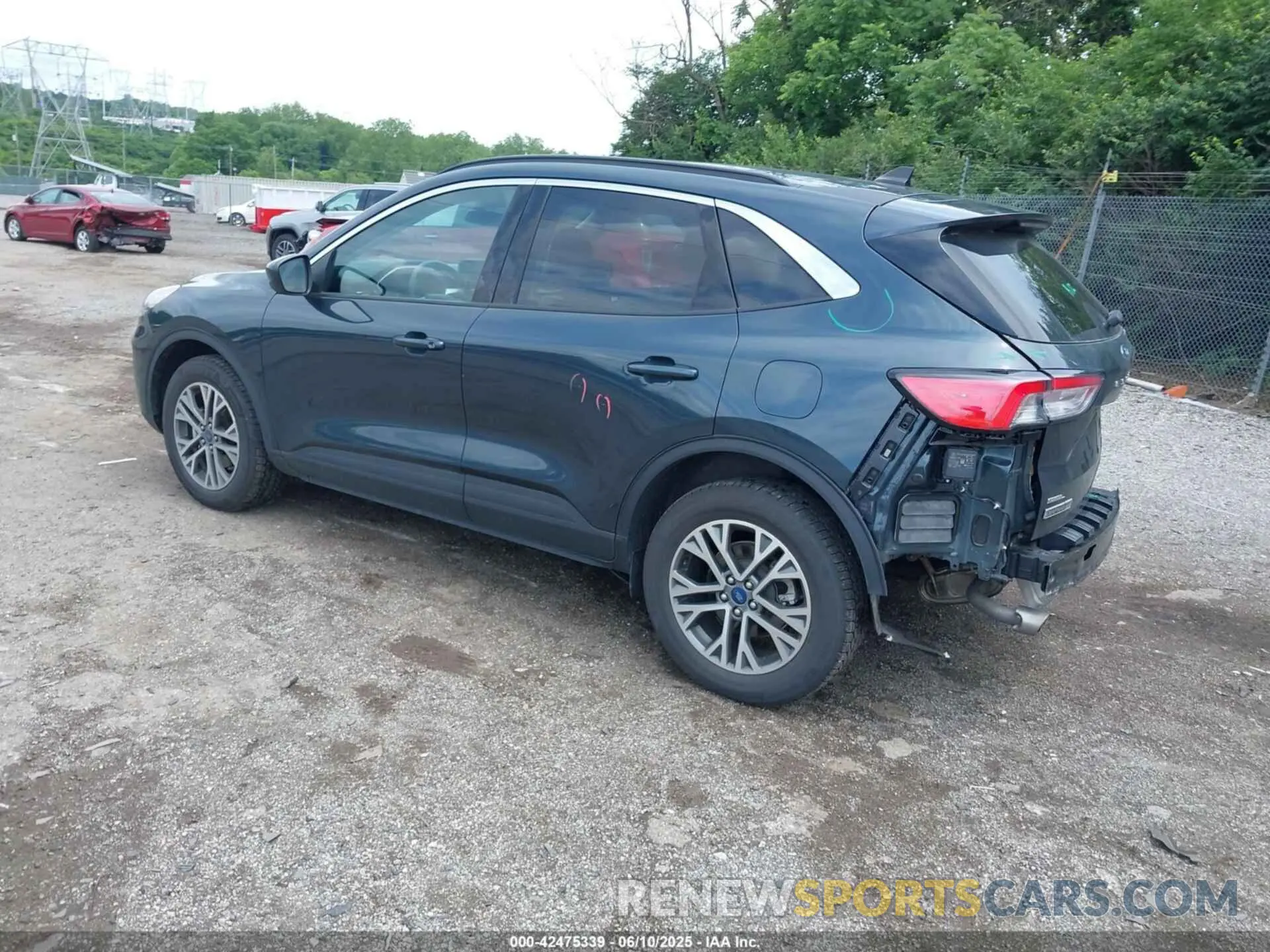 3 fotografías del automóvil dañado 1FMCU9H92NUB97841 FORD ESCAPE 2022