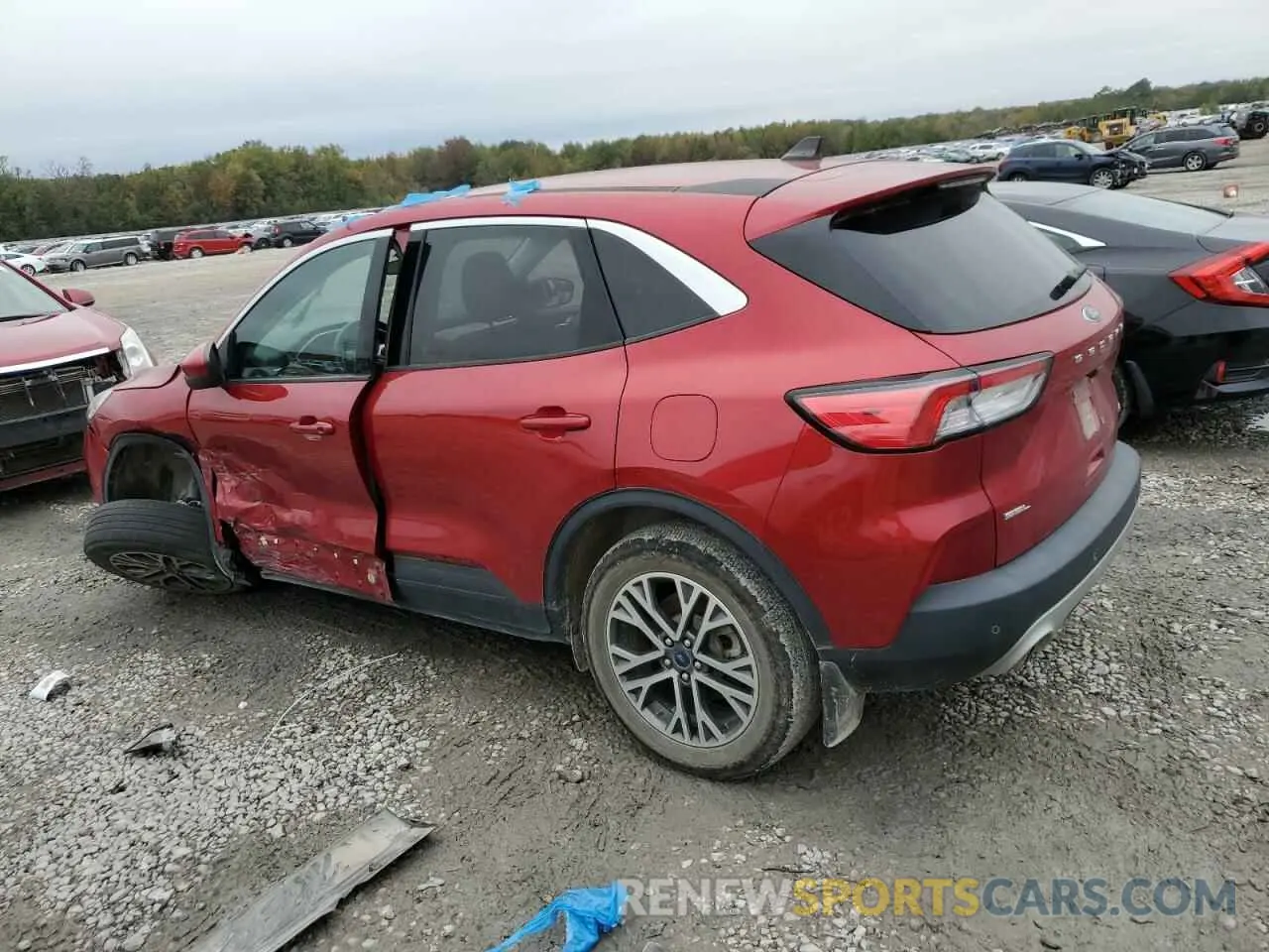 2 fotografías del automóvil dañado 1FMCU9H93NUA25155 FORD ESCAPE 2022