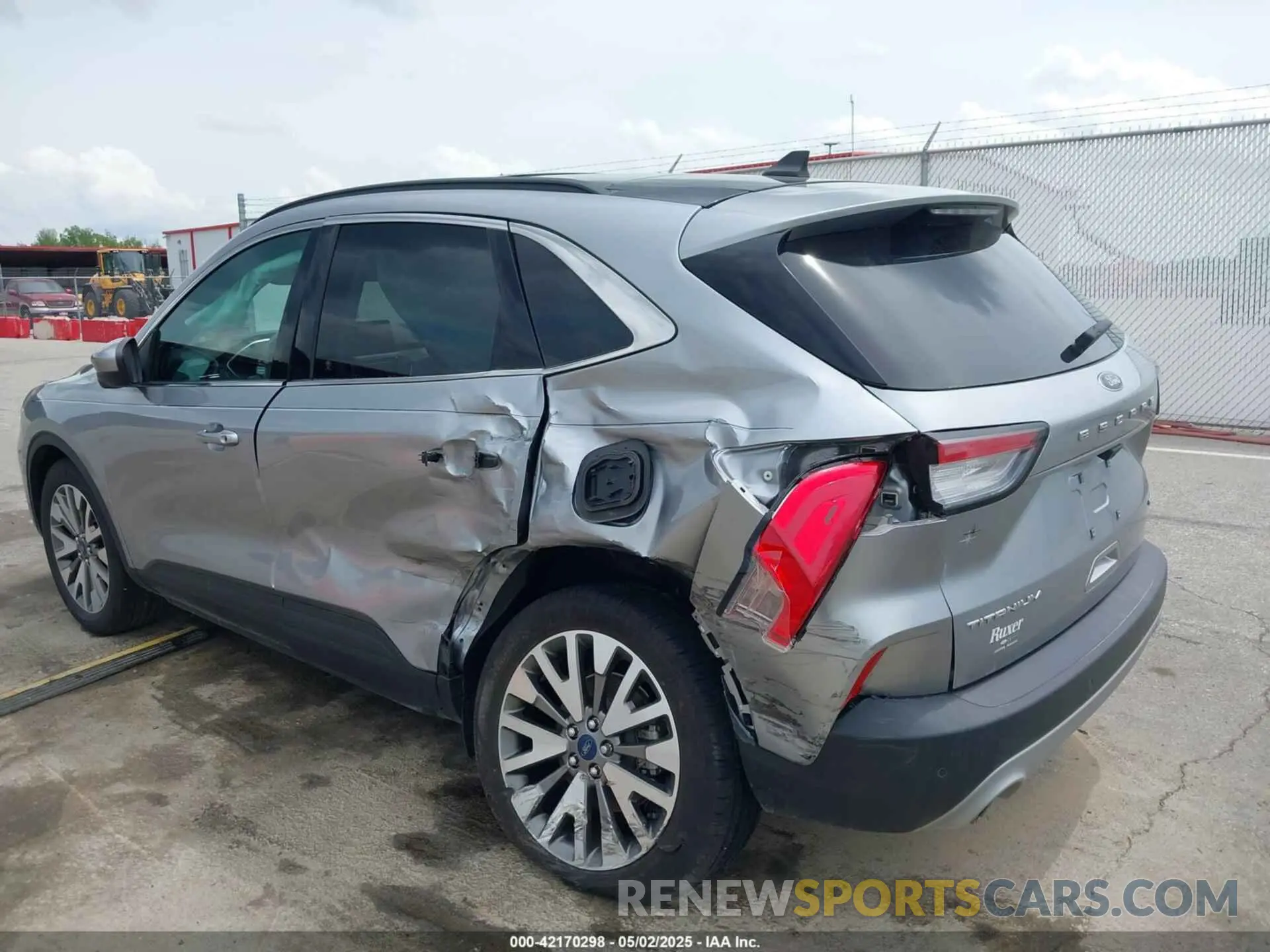 6 fotografías del automóvil dañado 1FMCU9J98NUA15019 FORD ESCAPE 2022