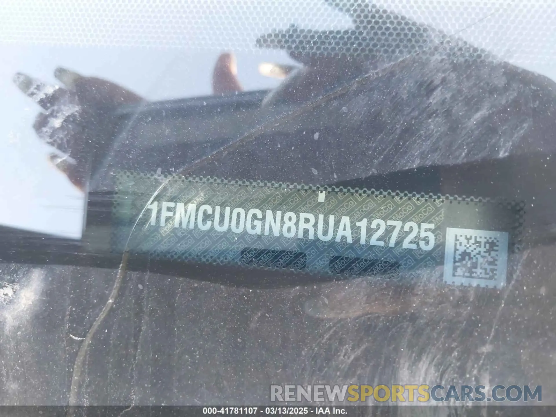9 fotografías del automóvil dañado 1FMCU0GN8RUA12725 FORD ESCAPE 2024