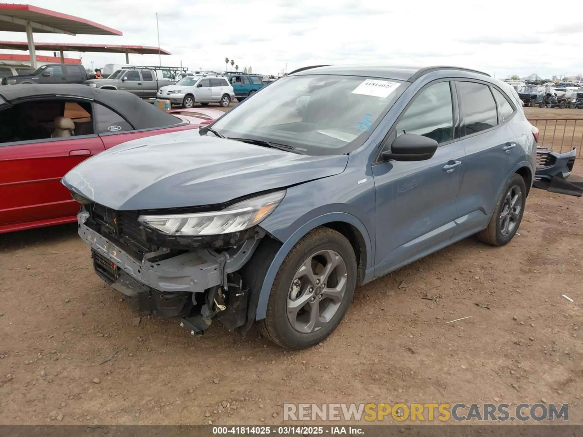 2 fotografías del automóvil dañado 1FMCU0MN6RUA12808 FORD ESCAPE 2024