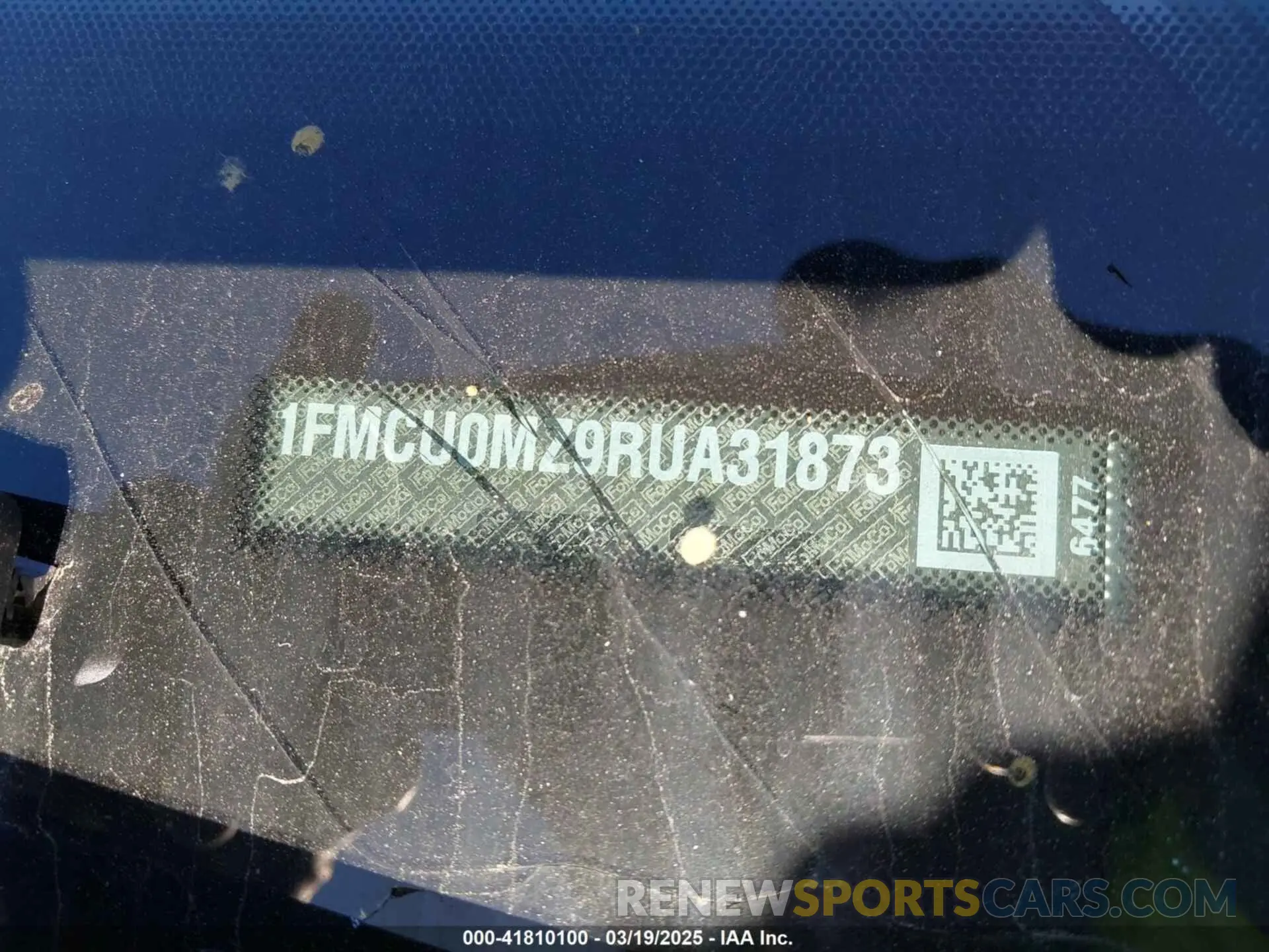 9 fotografías del automóvil dañado 1FMCU0MZ9RUA31873 FORD ESCAPE 2024