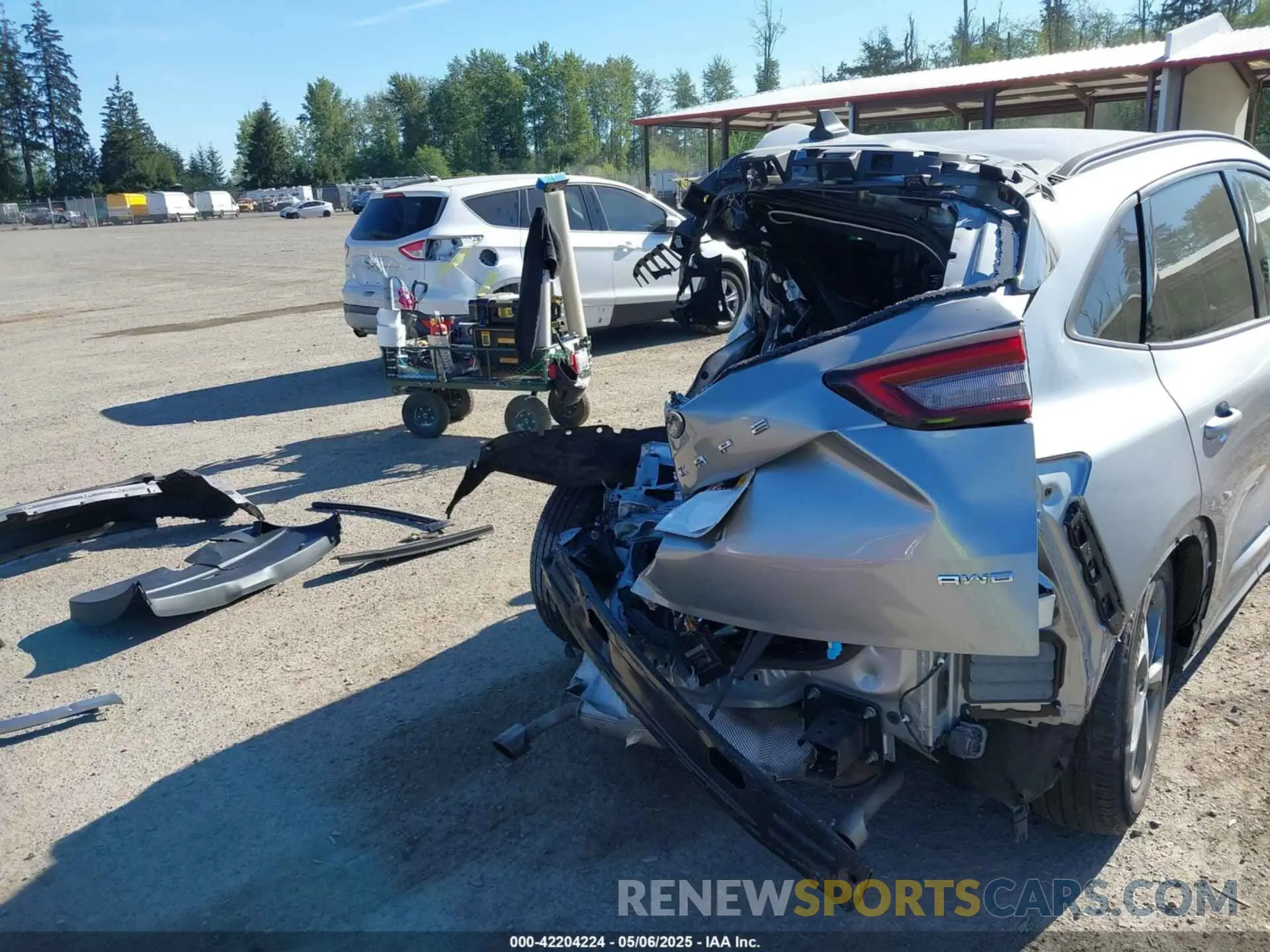 14 fotografías del automóvil dañado 1FMCU9MN6RUA24199 FORD ESCAPE 2024