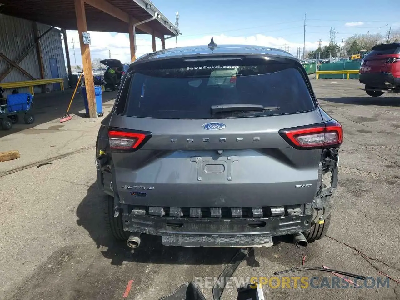 6 fotografías del automóvil dañado 1FMCU9GN9PUA33889 FORD ESCAPE ACT 2023