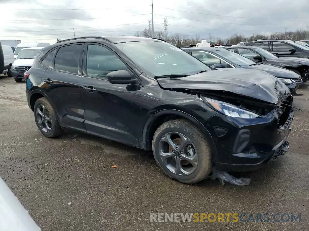 4 fotografías del automóvil dañado 1FMCU9MN8PUA30213 FORD ESCAPE ST 2023