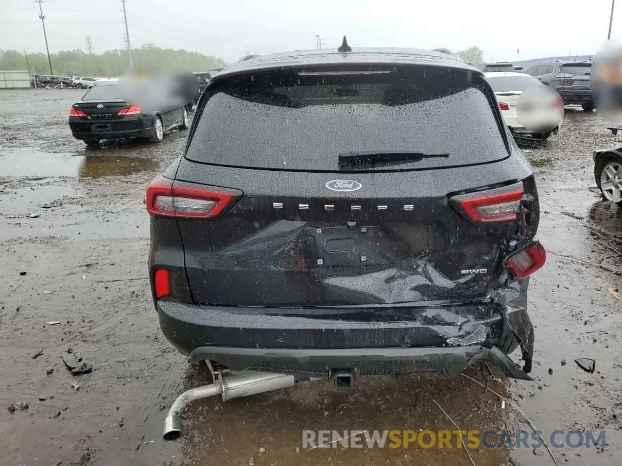6 fotografías del automóvil dañado 1FMCU9NA6PUB09892 FORD ESCAPE ST 2023