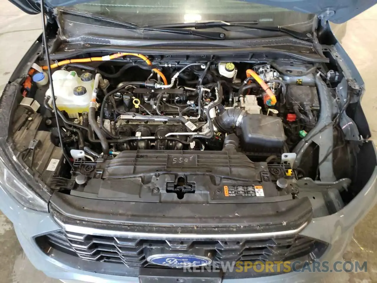12 fotografías del automóvil dañado 1FMCU9PZ0PUB01256 FORD ESCAPE ST 2023
