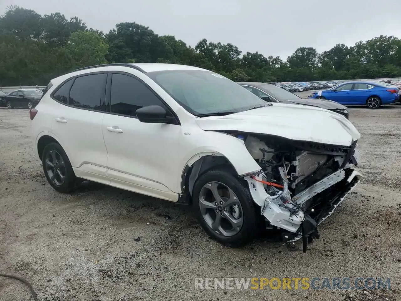 4 fotografías del automóvil dañado 1FMCU0MZ8RUA25112 FORD ESCAPE ST 2024