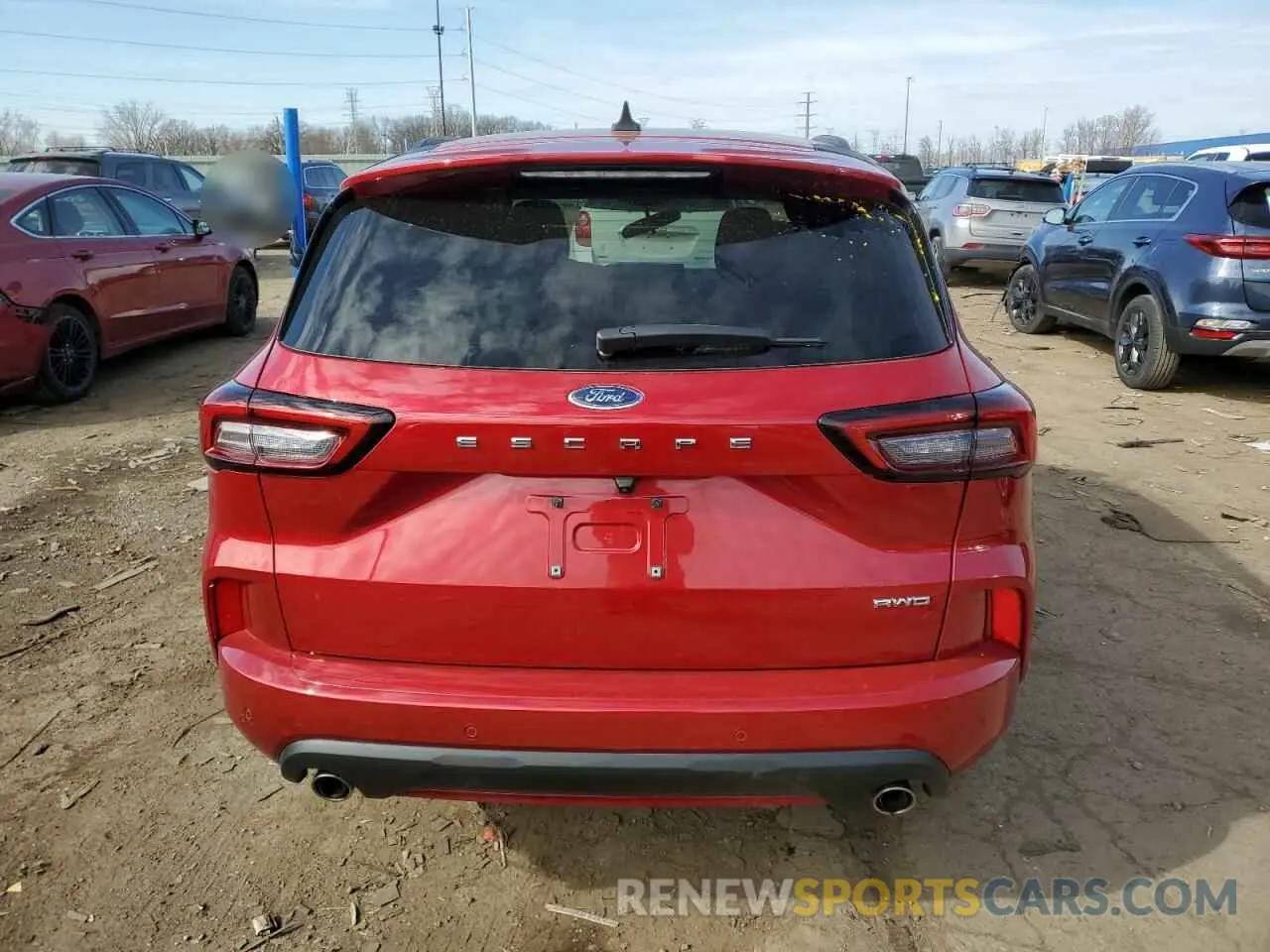 6 fotografías del automóvil dañado 1FMCU9MN0RUA19466 FORD ESCAPE ST 2024