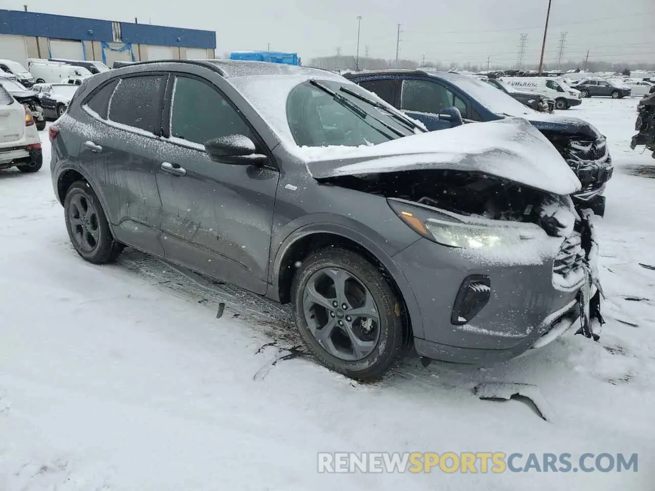 4 fotografías del automóvil dañado 1FMCU9MN3RUA14536 FORD ESCAPE ST 2024