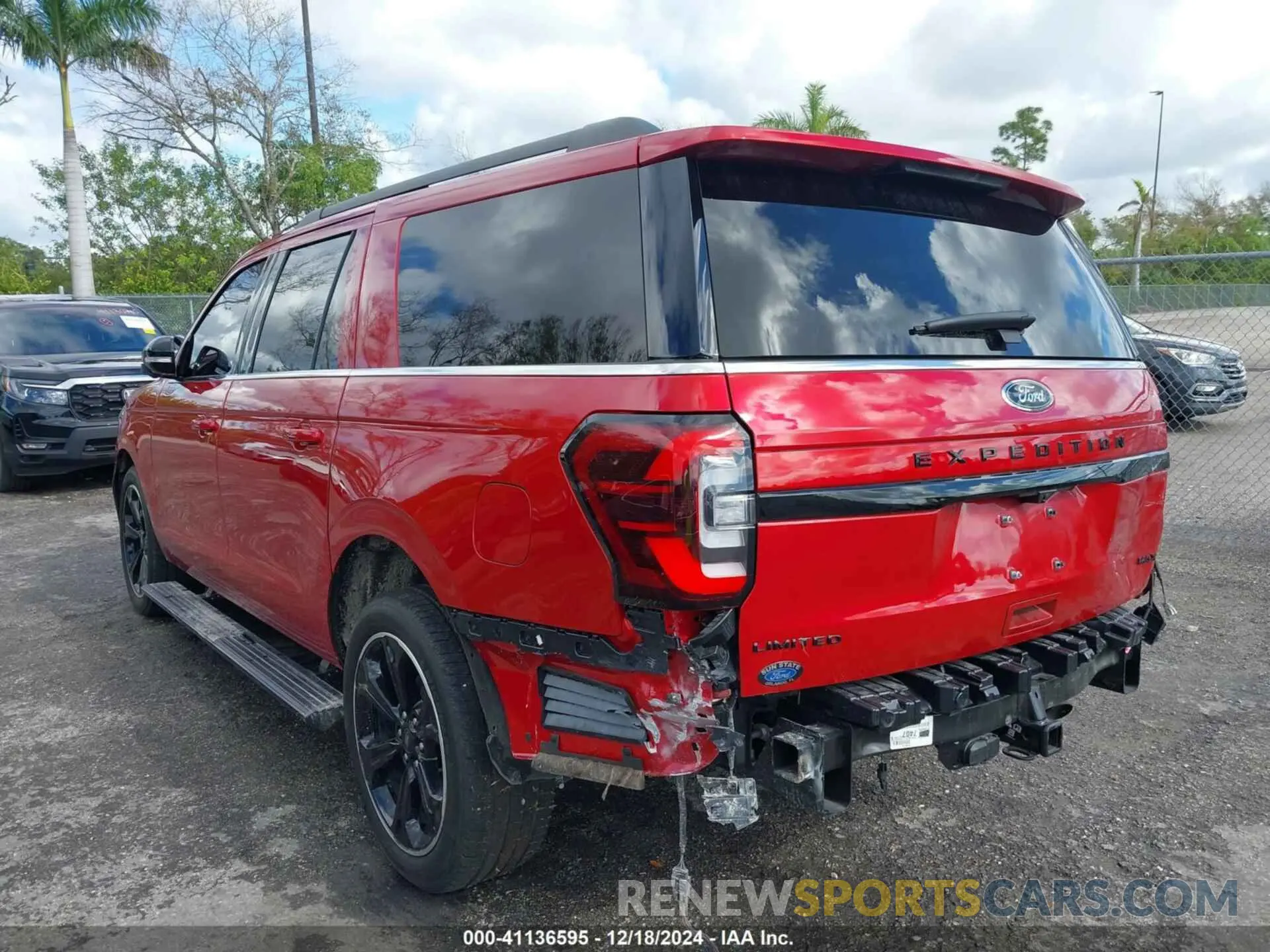 3 fotografías del automóvil dañado 1FMJK1KT1NEA46065 FORD EXPEDITION 2022