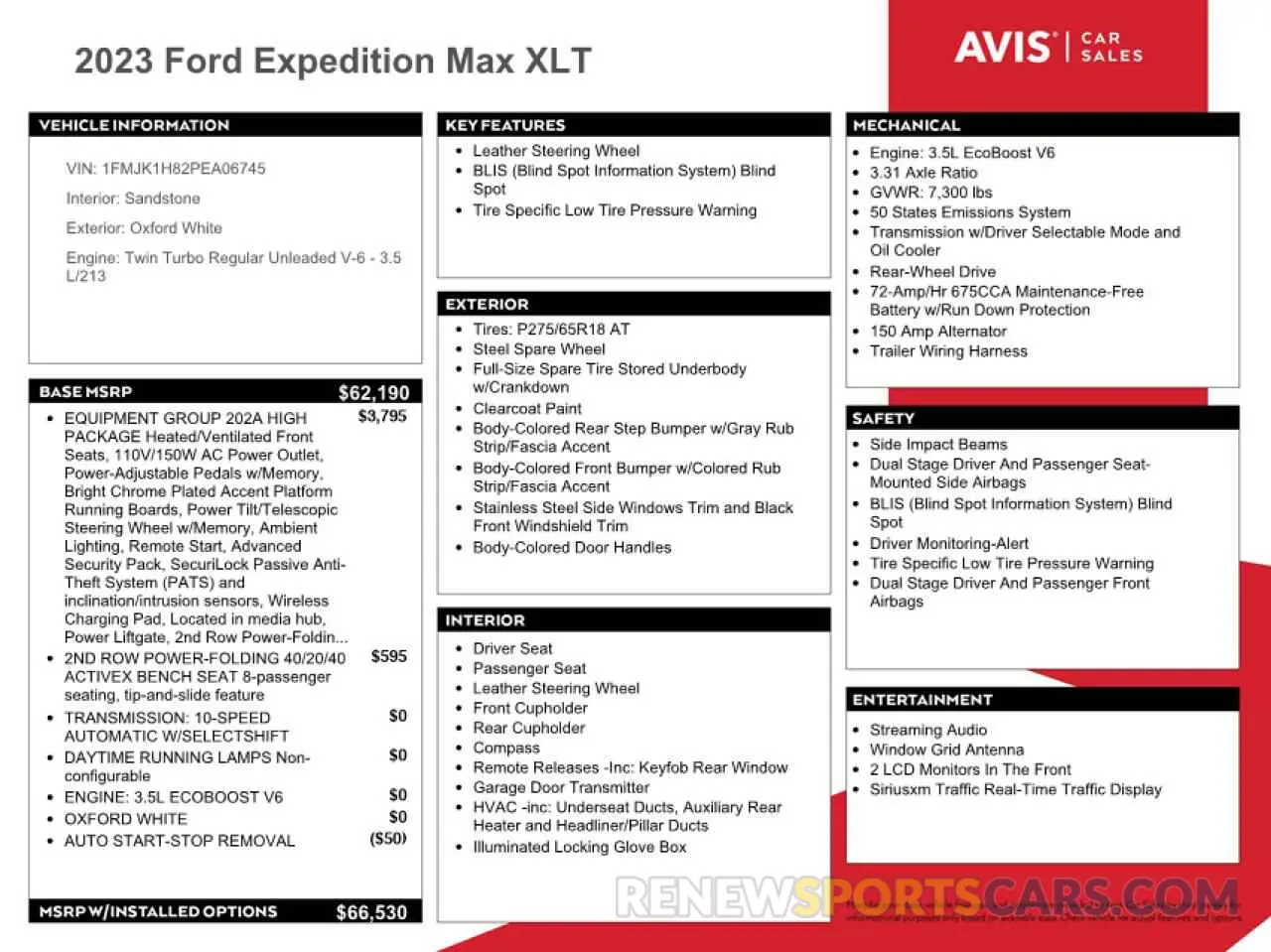 13 fotografías del automóvil dañado 1FMJK1H82PEA06745 FORD EXPEDITION 2023