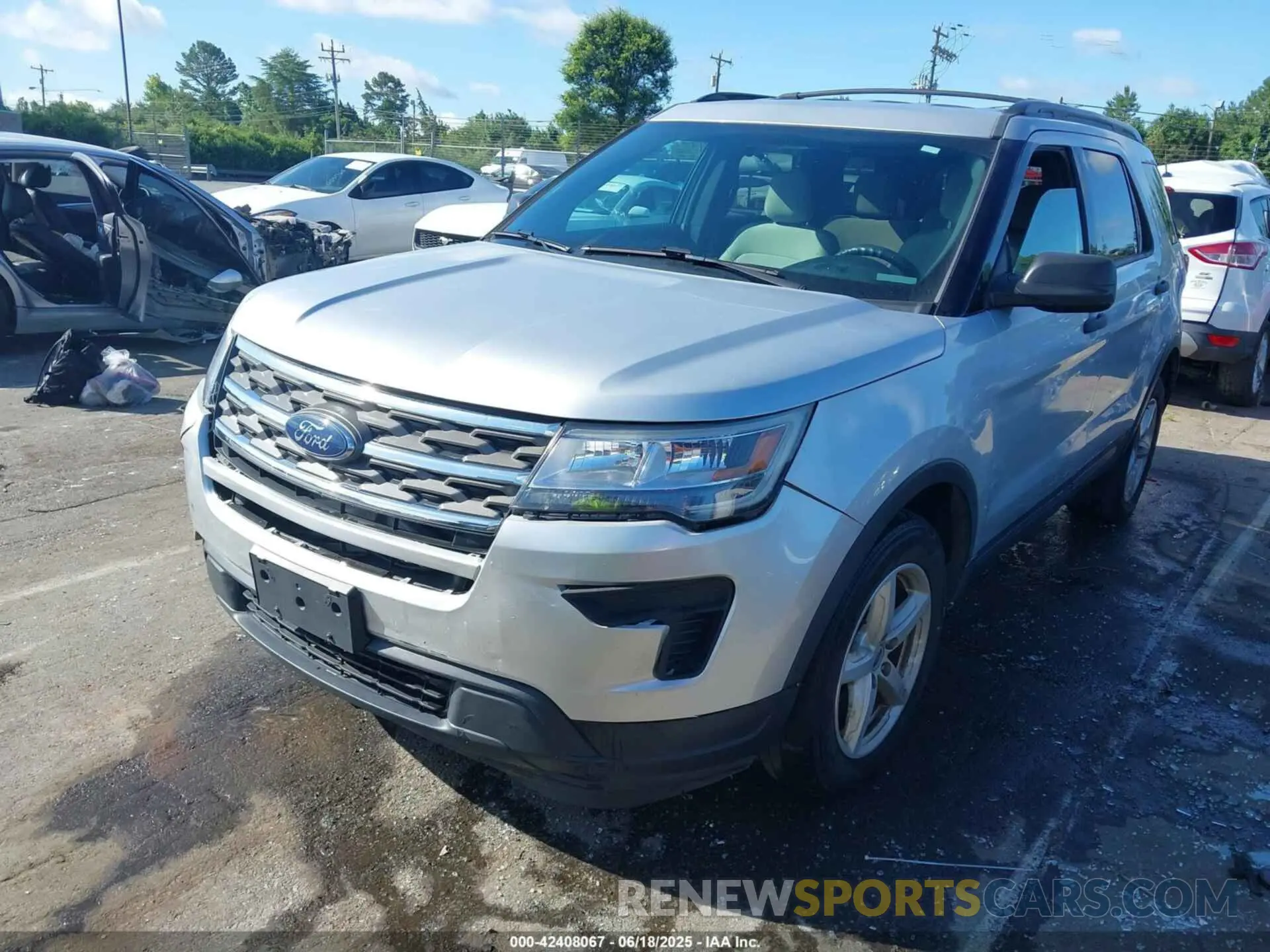 2 fotografías del automóvil dañado 1FM5K7B80KGA18578 FORD EXPLORER 2019