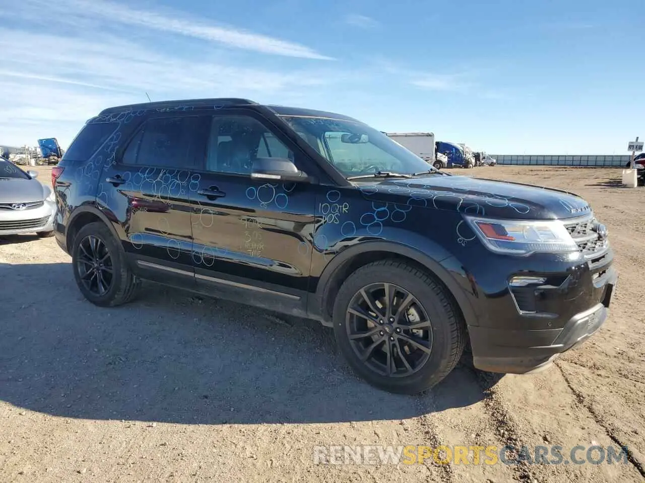 4 fotografías del automóvil dañado 1FM5K7D80KGA95979 FORD EXPLORER 2019