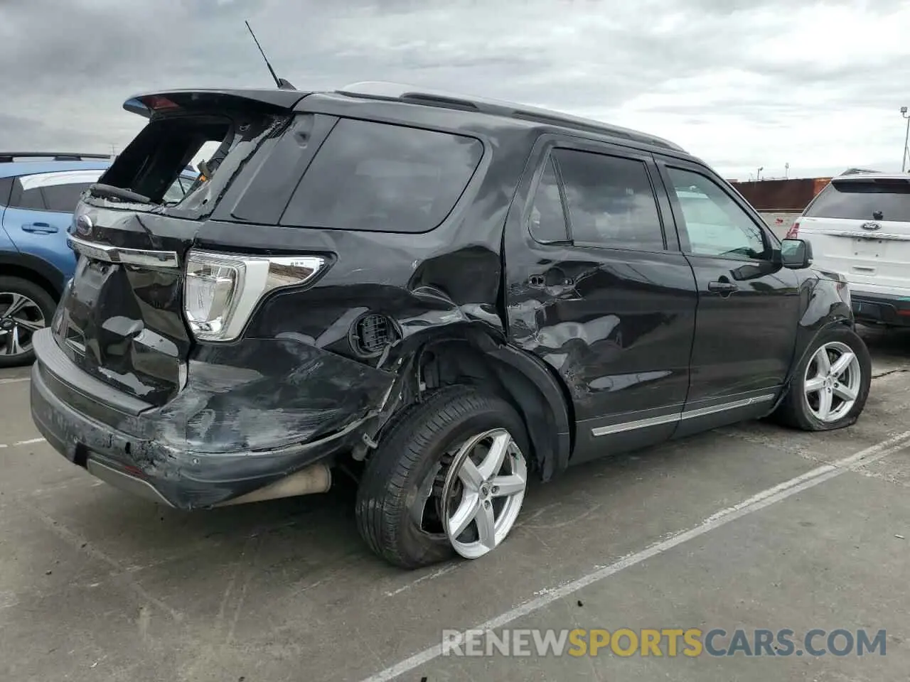 3 fotografías del automóvil dañado 1FM5K7D83KGA52513 FORD EXPLORER 2019