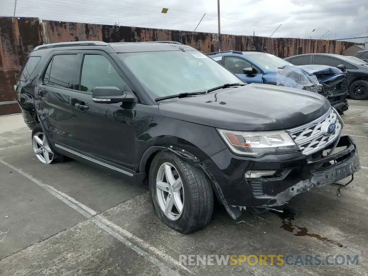 4 fotografías del automóvil dañado 1FM5K7D83KGA52513 FORD EXPLORER 2019