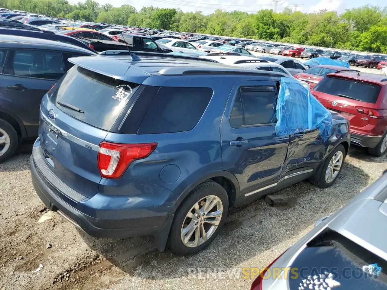 3 fotografías del automóvil dañado 1FM5K7D84KGA85603 FORD EXPLORER 2019