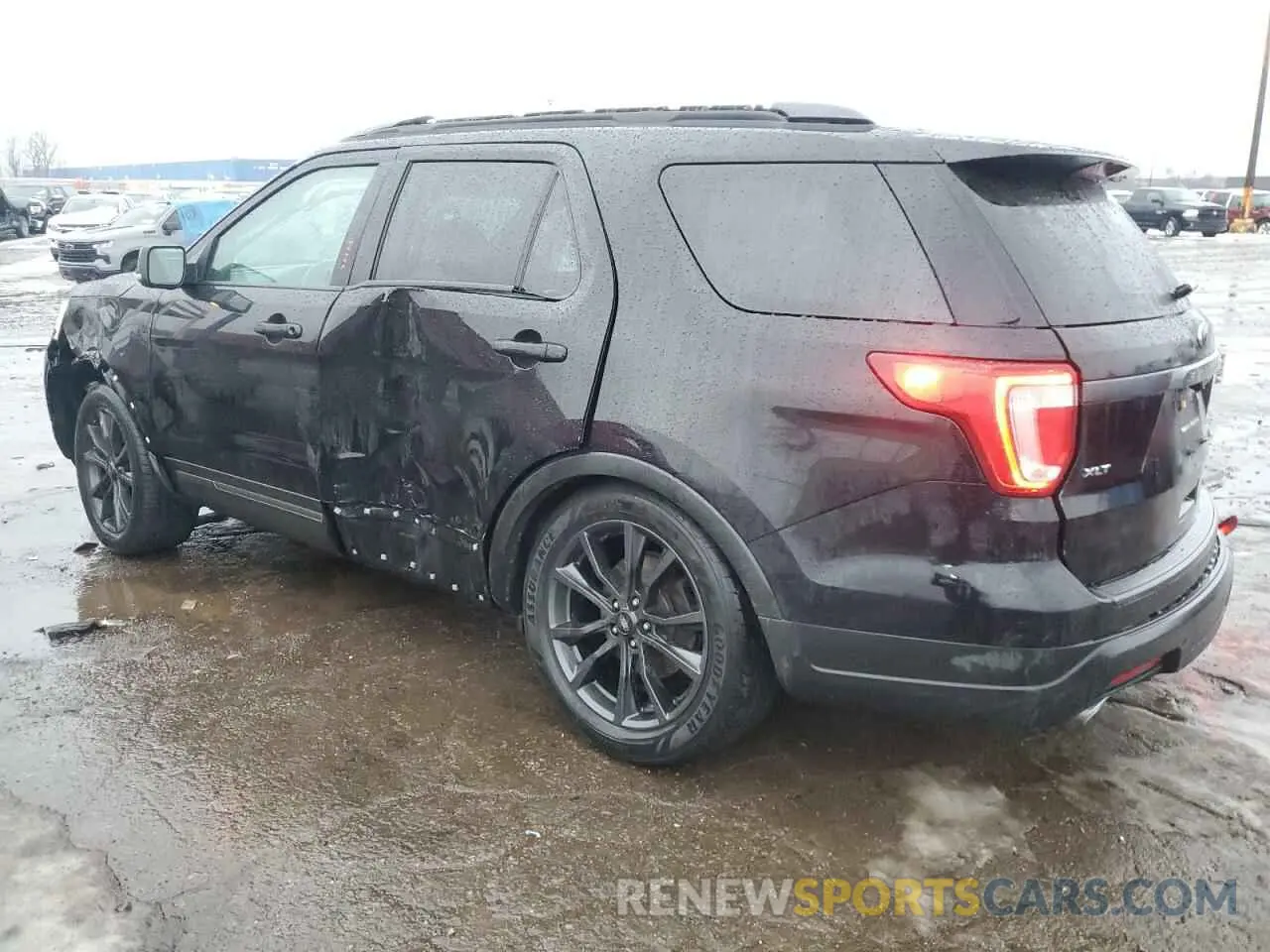 2 fotografías del automóvil dañado 1FM5K8D80KGA39286 FORD EXPLORER 2019