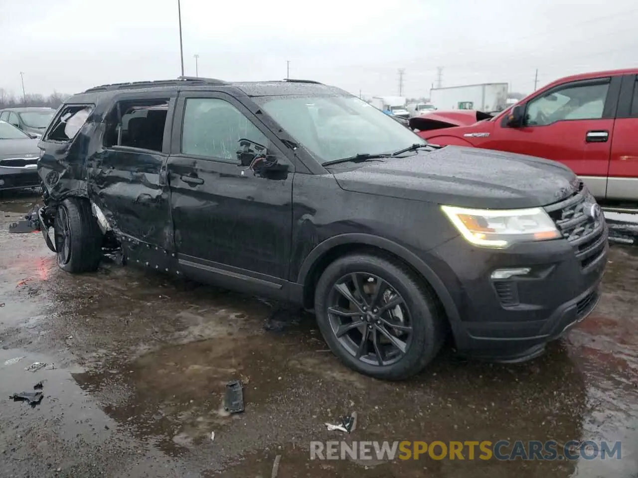 4 fotografías del automóvil dañado 1FM5K8D80KGA39286 FORD EXPLORER 2019