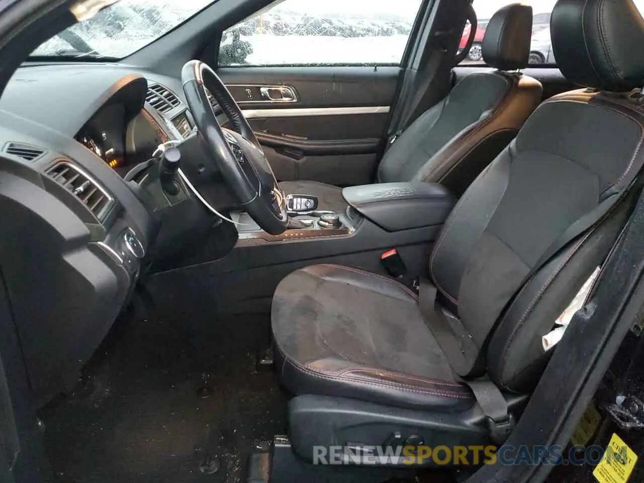 7 fotografías del automóvil dañado 1FM5K8D80KGA39286 FORD EXPLORER 2019