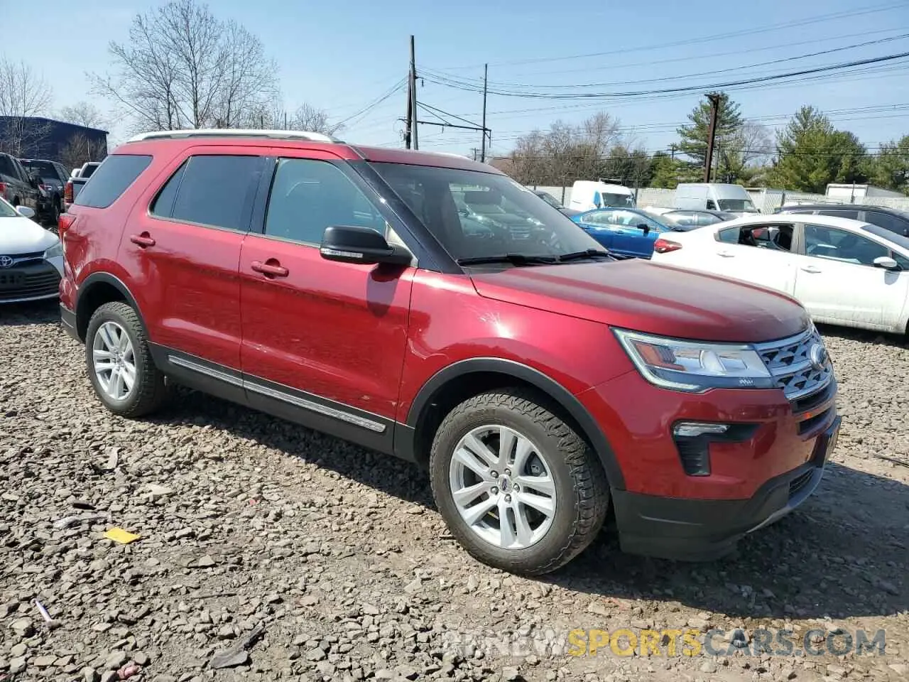 4 fotografías del automóvil dañado 1FM5K8D80KGA82462 FORD EXPLORER 2019