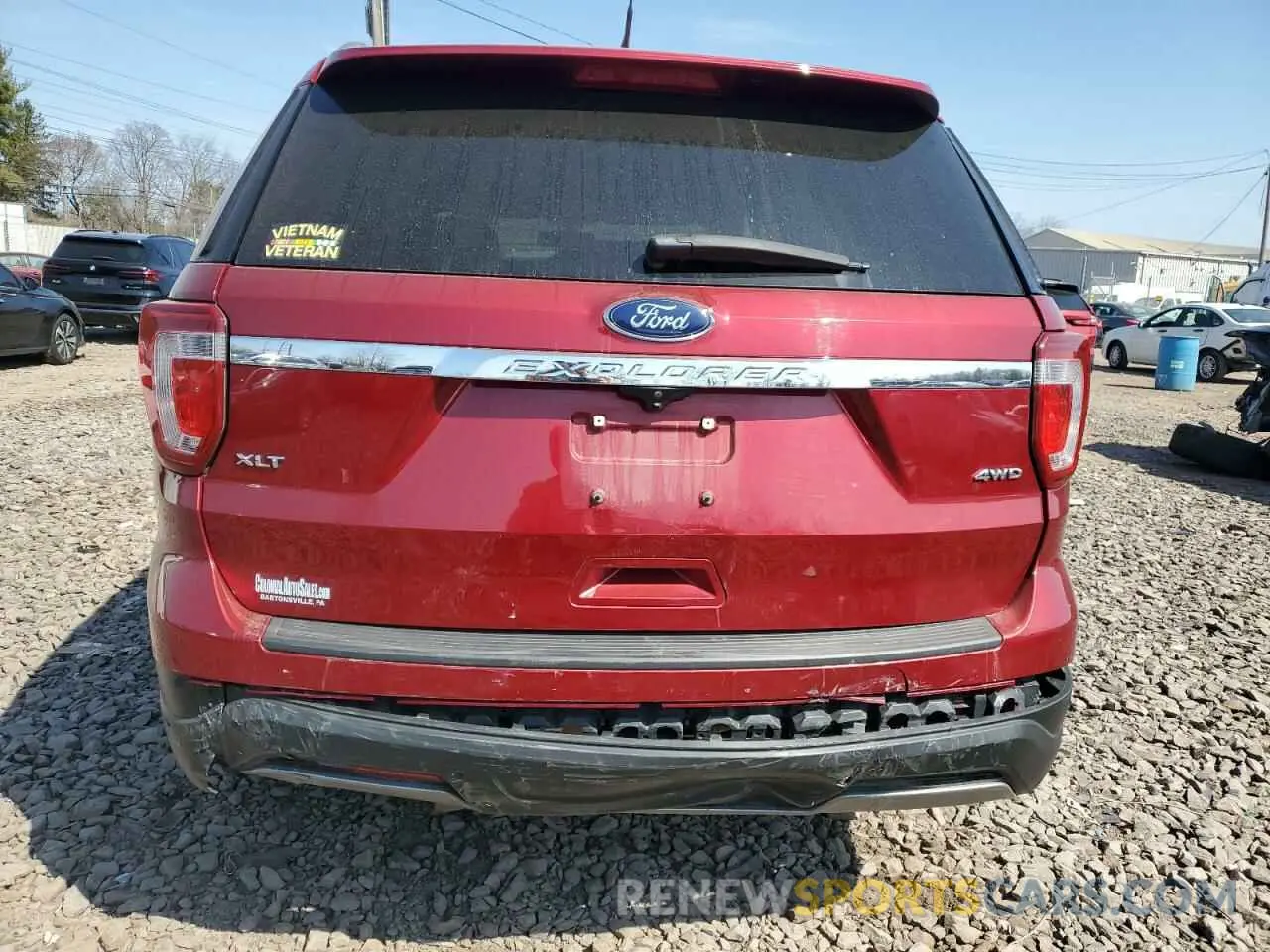 6 fotografías del automóvil dañado 1FM5K8D80KGA82462 FORD EXPLORER 2019