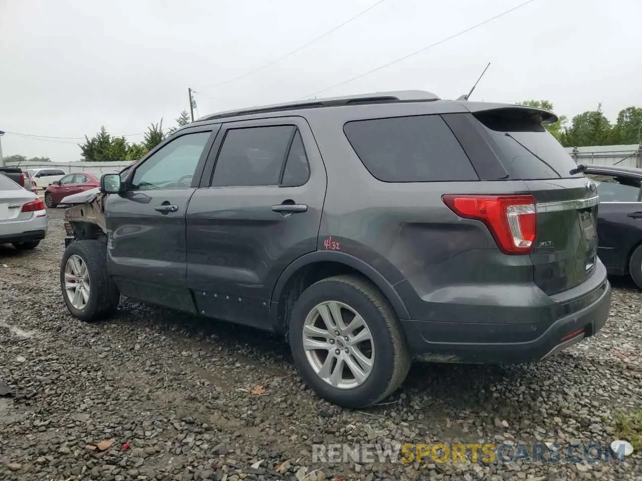 2 fotografías del automóvil dañado 1FM5K8D84KGA99555 FORD EXPLORER 2019
