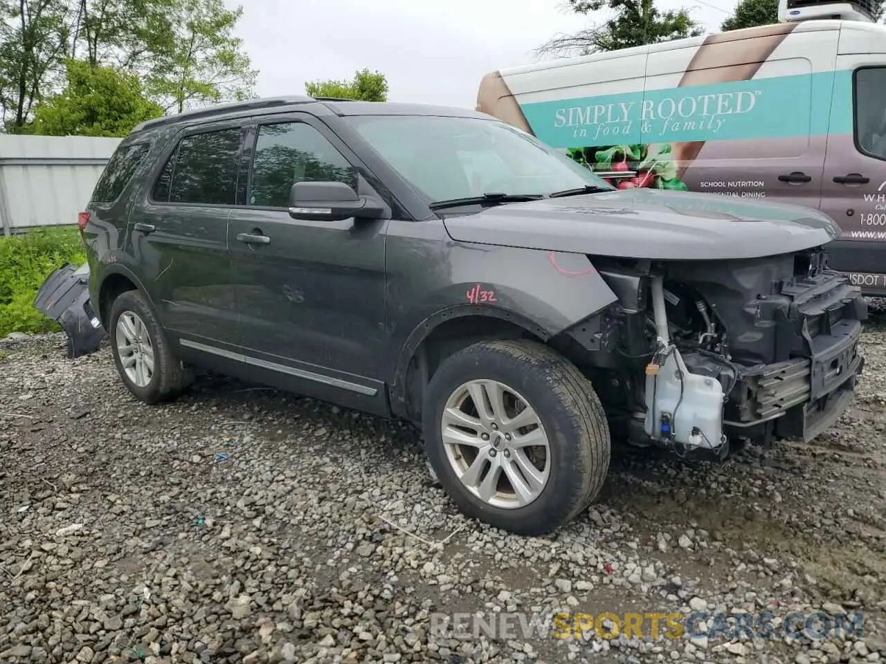 4 fotografías del automóvil dañado 1FM5K8D84KGA99555 FORD EXPLORER 2019