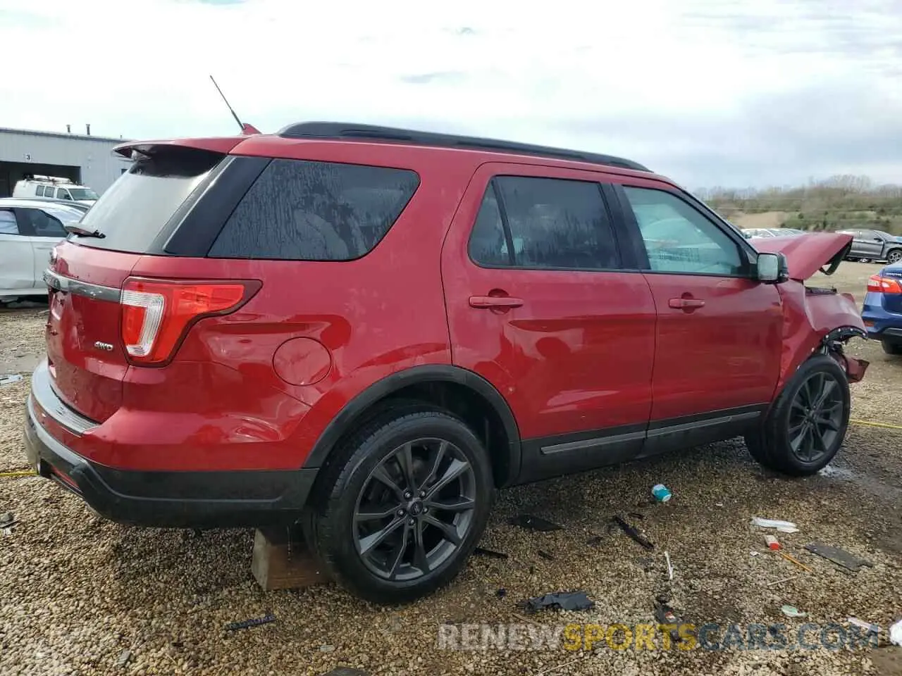 3 fotografías del automóvil dañado 1FM5K8D87KGA37972 FORD EXPLORER 2019