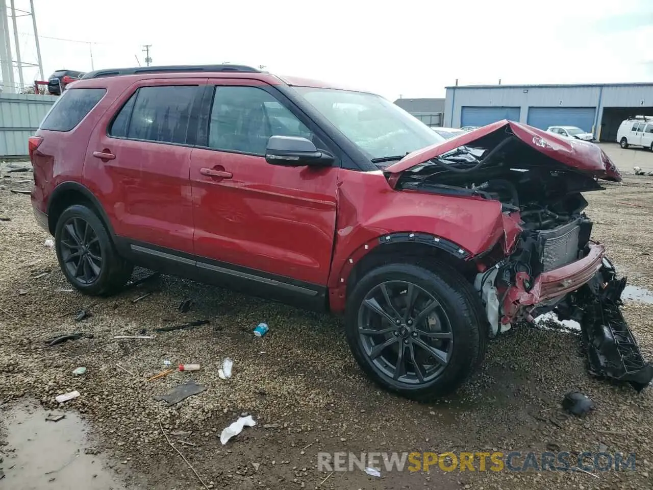 4 fotografías del automóvil dañado 1FM5K8D87KGA37972 FORD EXPLORER 2019