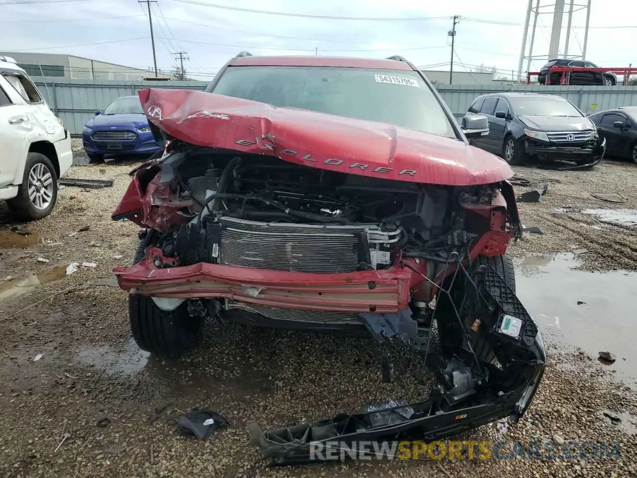 5 fotografías del automóvil dañado 1FM5K8D87KGA37972 FORD EXPLORER 2019